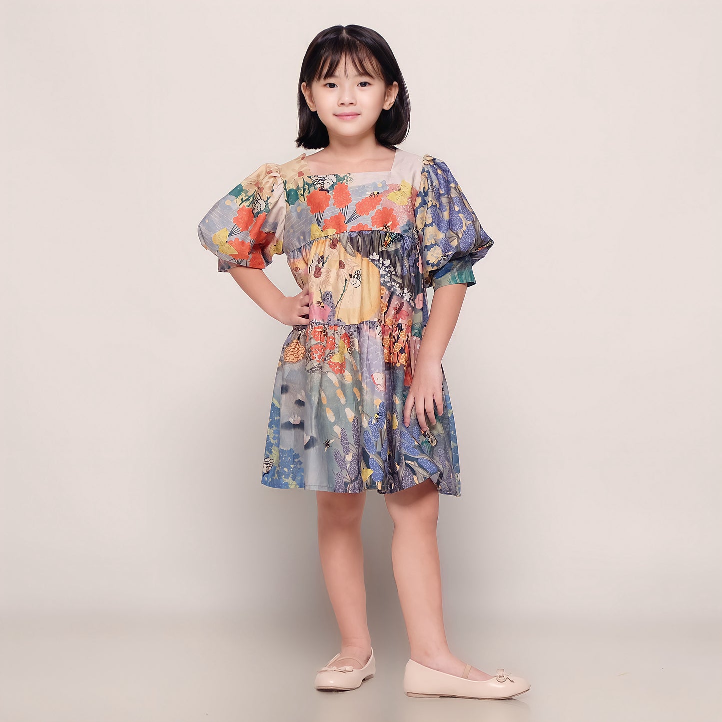 Butterflies & Bees Puffy Dress PREORDER