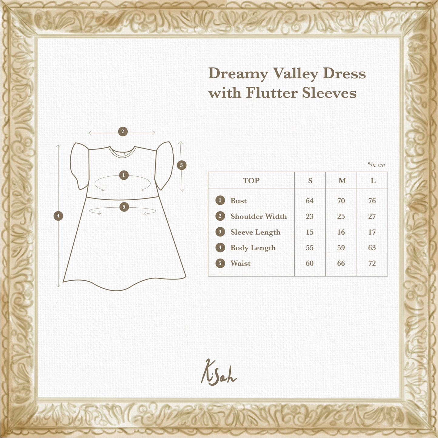 Dreamy Valley Dress with Flutter Sleeves