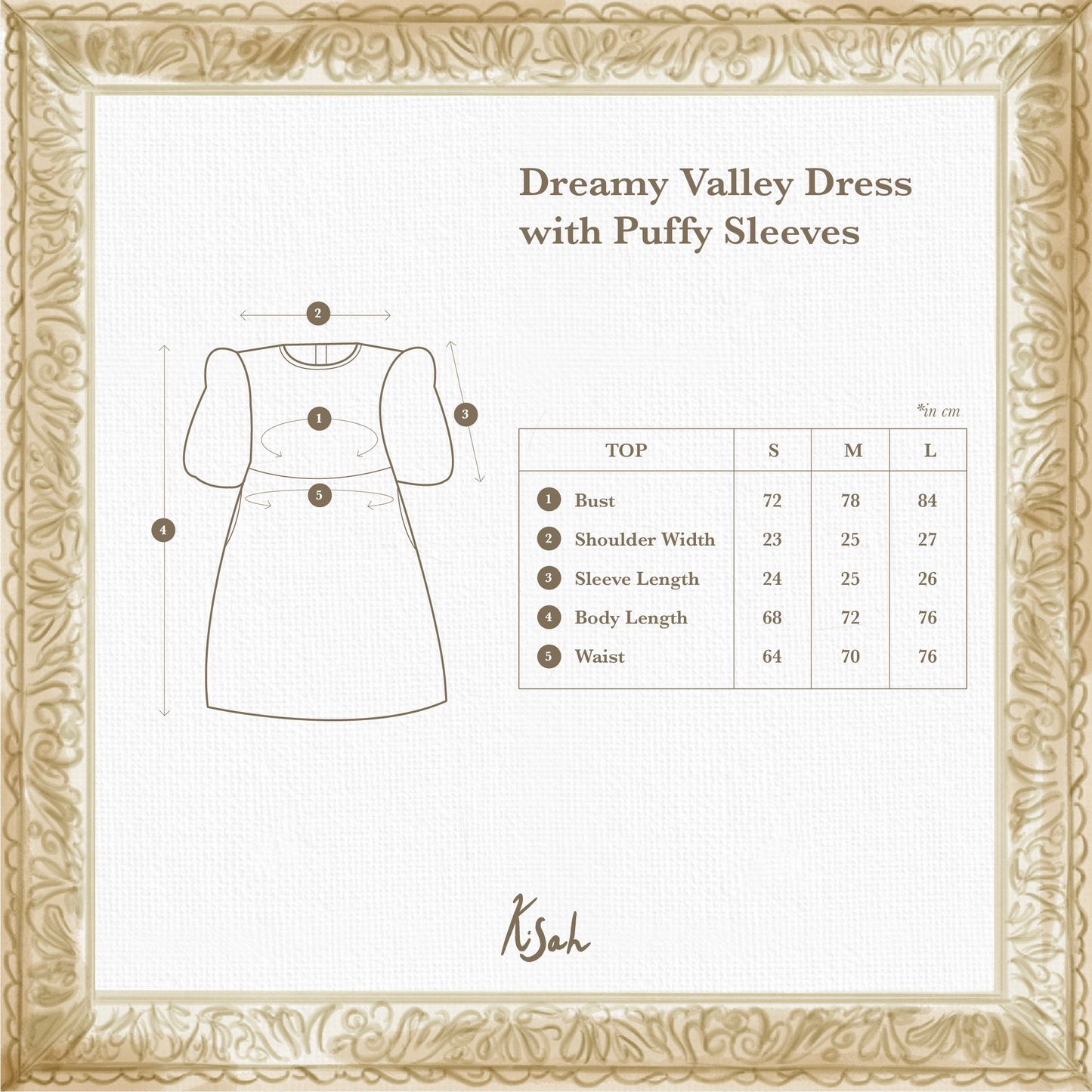 Dreamy Valley Dress with Puffy Sleeves